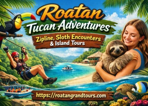 Roatan Tucan Adventures: Zipline, Sloth Encounters & Island Tours